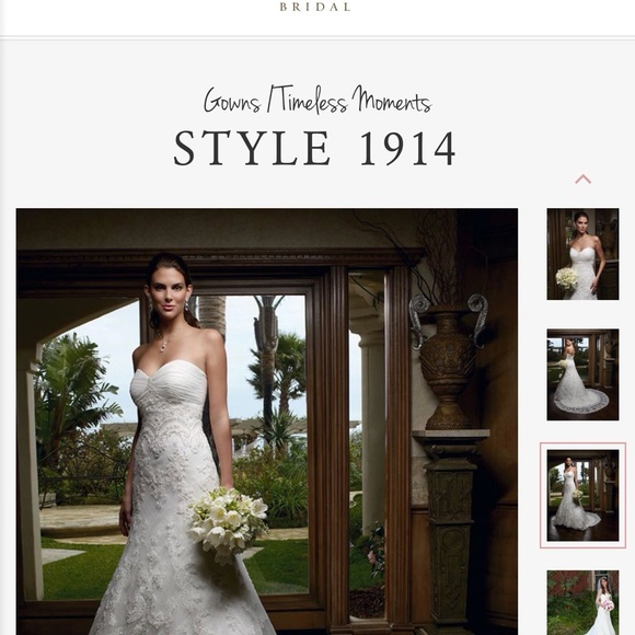 Stunning White Lace Wedding Gown - Picture 5 of 7